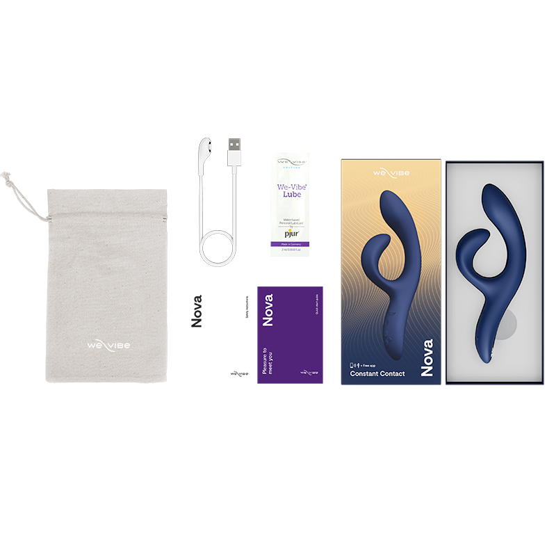 We-Vibe Nova 2 – G-spot and clitoral vibrator with We-Connect app compatibility