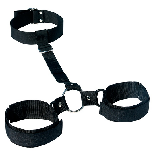 Sportsheets Shadow Neck and Wrist Restraint full set with collar and cuffs