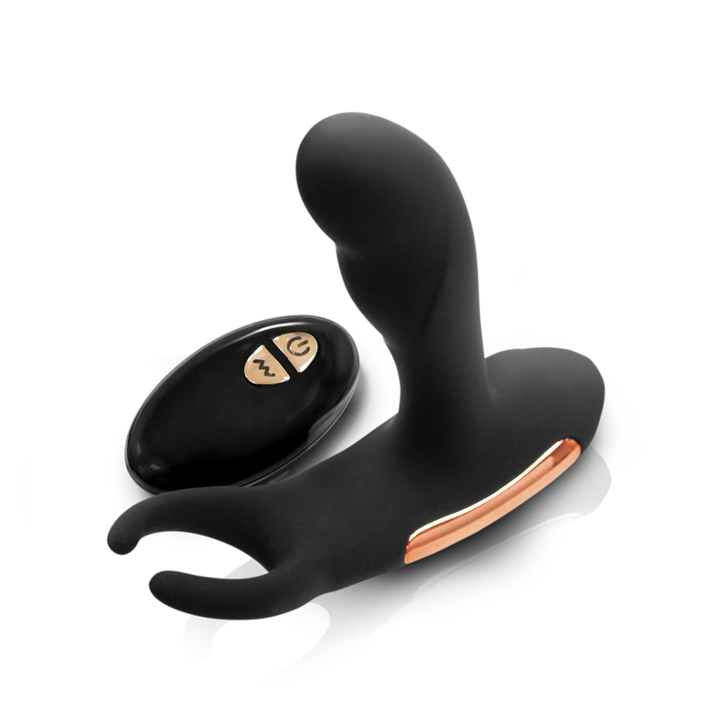 Sphinx dual-motor prostate massager with warming and ball sac stimulation