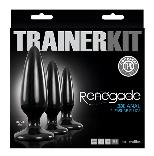 NS Renegade Pleasure Plug 3pc Trainer Kit