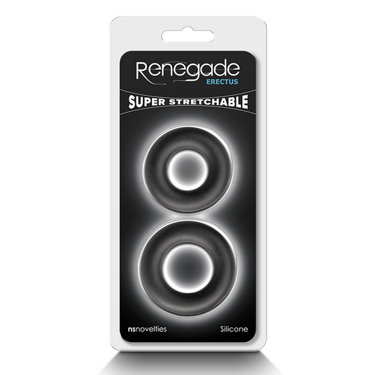 NS Novelties Renegade Erectus Cock Ring 2-piece set