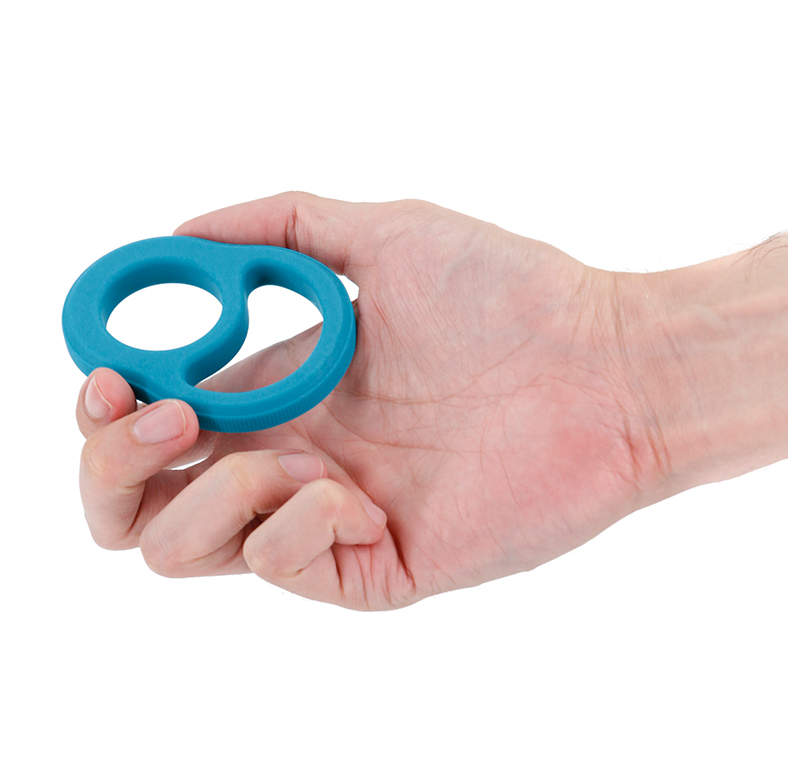 NS Cradle Cock & Ball Ring Teal