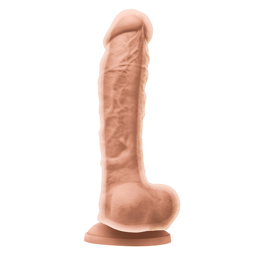 NS Colours Dual Density 8″ Dildo White