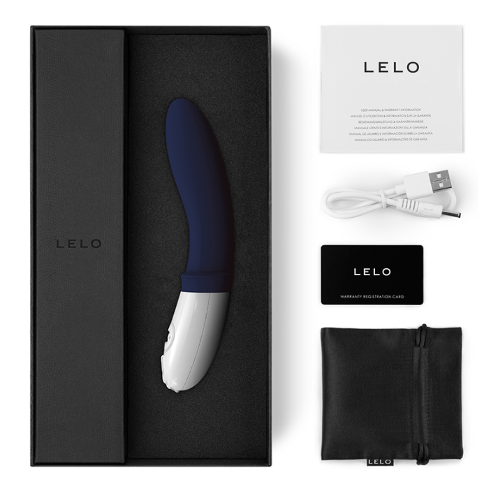 LELO BILLY 2 luxury prostate massager – slim, waterproof anal toy with ergonomic shape and 8 adjustable vibration patterns.