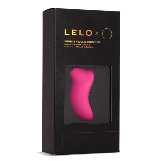 Lelo Intimate Arousal Collection – SONA 2 Cruise & Flora + Bast Oil Set