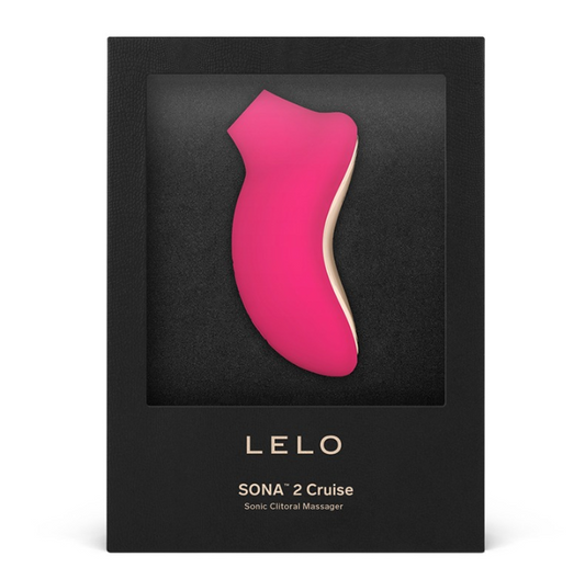 LELO SONA 2 Cruise – Sonic clitoral massager in luxury black with ergonomic design