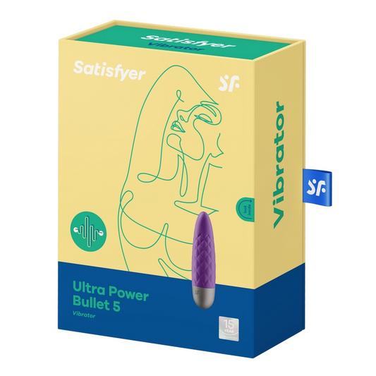 Satisfyer Ultra Power Bullet 5 Violet - Quilted Mini Vibrator