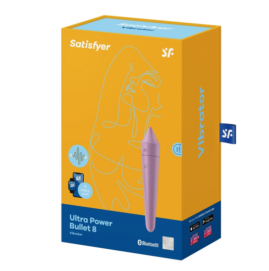 Satisfyer Ultra Power Bullet 8 – App-Controlled Mini Vibrator for Women