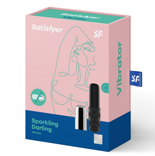 Satisfyer Sparkling Darling – Lipstick-Style Clitoral Vibrator