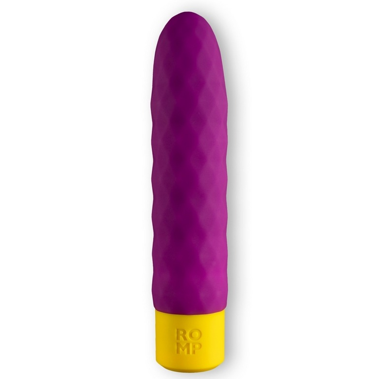 ROMP Beat Bullet Vibrator in soft purple, angled view
