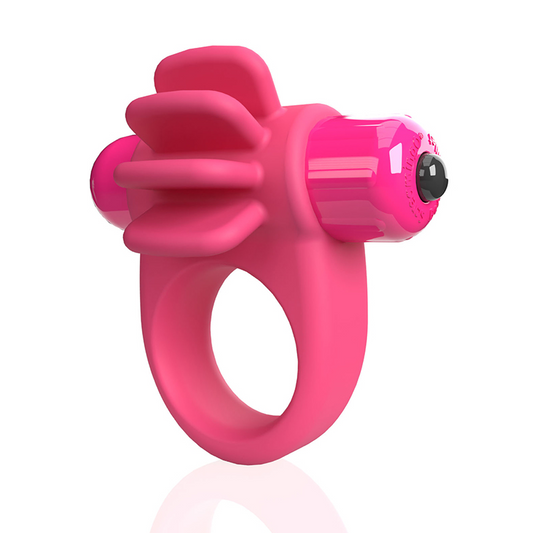 Vibrating cock ring with flexible silicone fins – Screaming O 4B Skooch