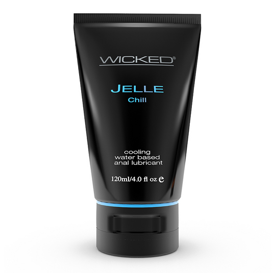 Wicked Jelle Chill Anal Lube 4 oz