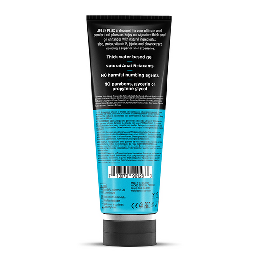 Wicked Jelle Plus Anal Lube 8 oz