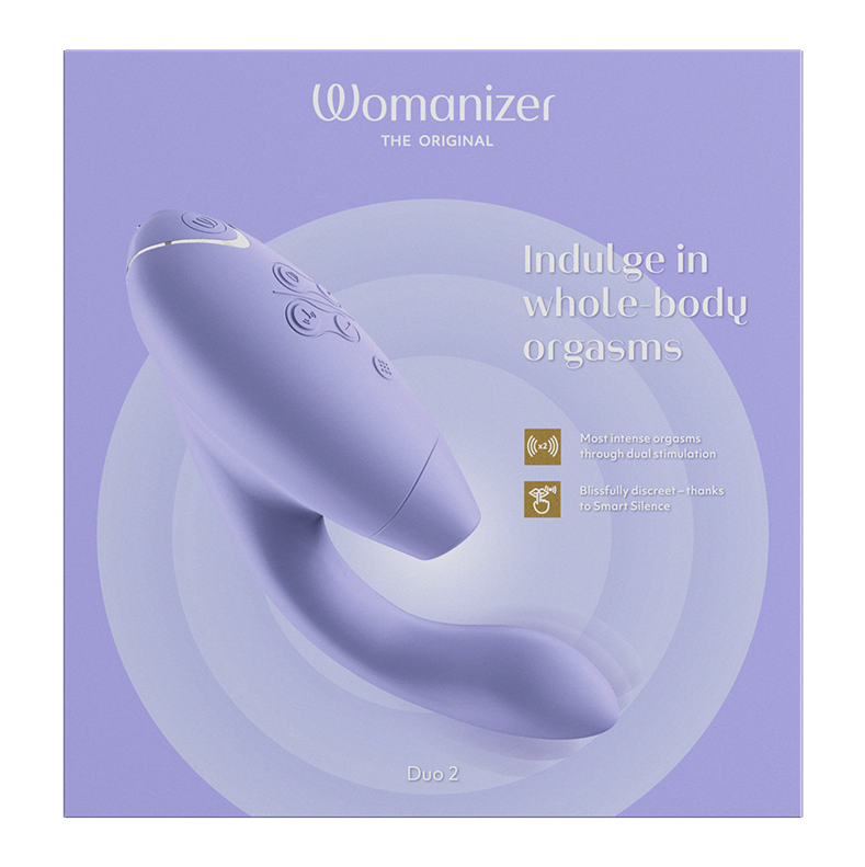 Womanizer Duo 2 Dual Clitoral & G-Spot Vibrator - Various Colors