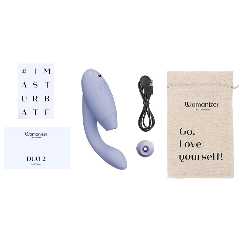 Womanizer Duo 2 Dual Clitoral & G-Spot Vibrator - Various Colors
