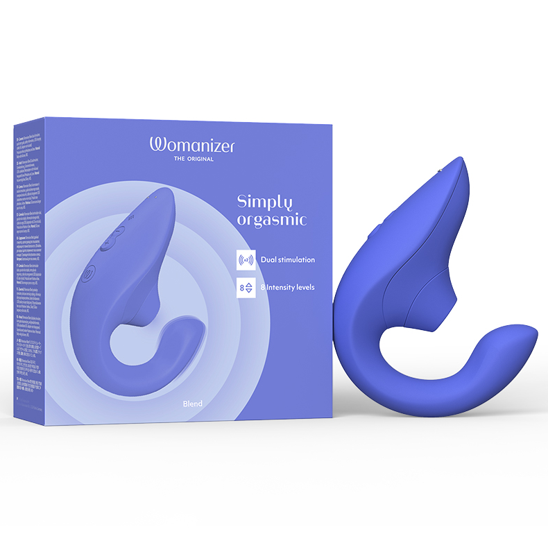 Womanizer Blend Vibrant dual stimulation rabbit vibrator – Pleasure Air technology
