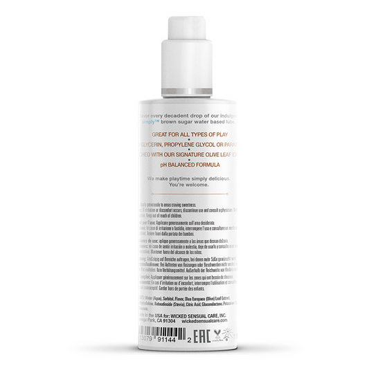Wicked Simply Lube Brown Sugar 4 oz
