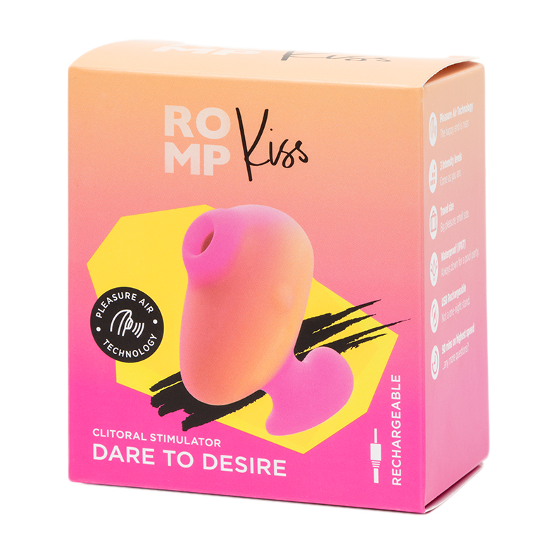 ROMP Kiss with USB Charger – Travel-Friendly Suction Toy