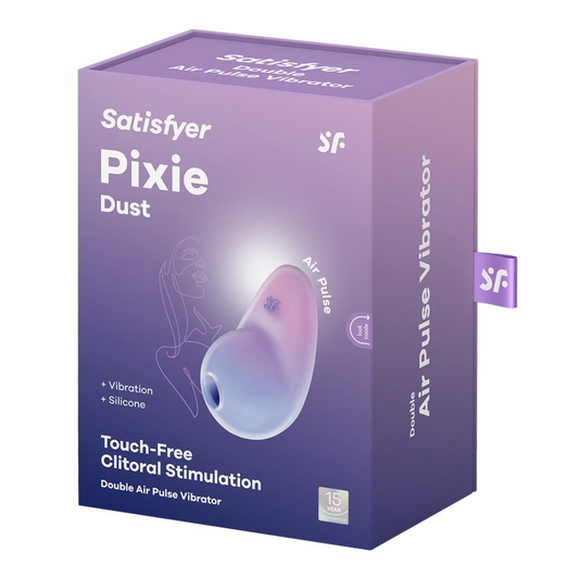 Satisfyer Pixie Dust – Dual Motor Clitoral Stimulator in Gradient Silicone