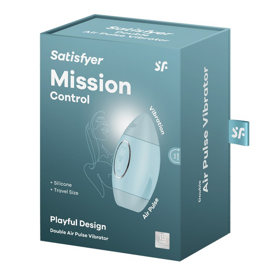 Satisfyer Mission Control – Compact Dual Motor Clitoral Stimulator