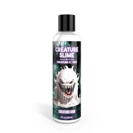 Creature Slime Unscented Creature Cum Lube – 8oz and 16oz creamy water-based jizz lube for fantasy play