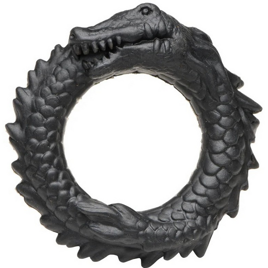 Creature Cocks Black Caiman Silicone Cock Ring