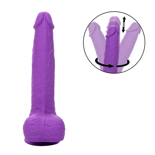 CalExotics Silicone Studs Gyrating Thrusting Vibrator