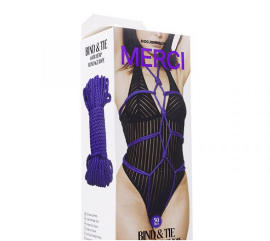 Doc Johnson Merci Bind & Tie 50 Feet Violet