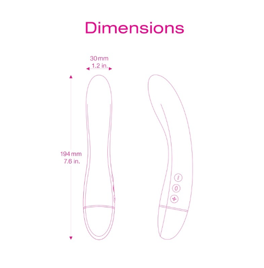 Travel-friendly waterproof G-spot and clitoral vibrator