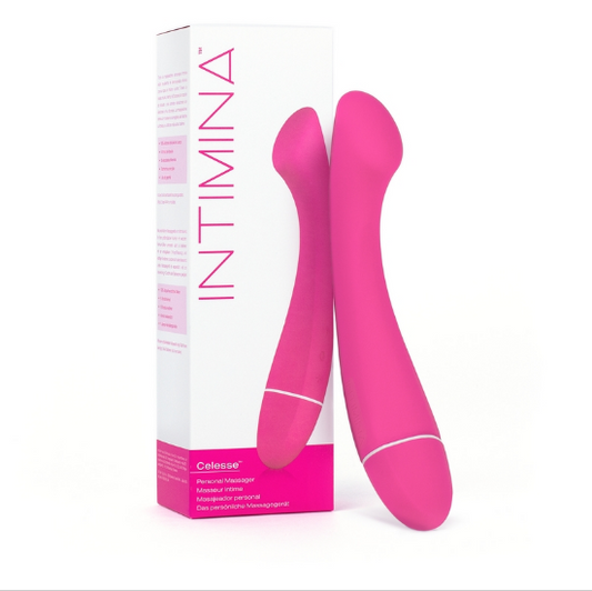 Intimina Celesse Personal Massager with flattened G-spot tip – front view