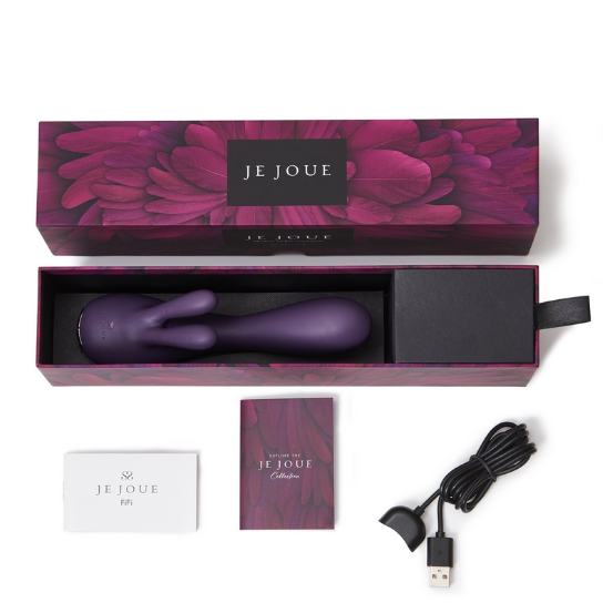 Je Joue FiFi – Purple G-Spot Rabbit Vibrator with Triple Motors and Magnetic Recharge