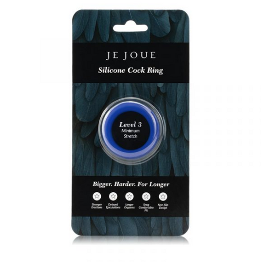 Je Joue Silicone C-Ring Blue Minimum Stretch