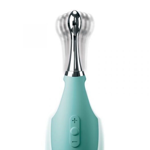 JimmyJane Focus Pro Sonic Massager – Black Silicone and Stainless Steel