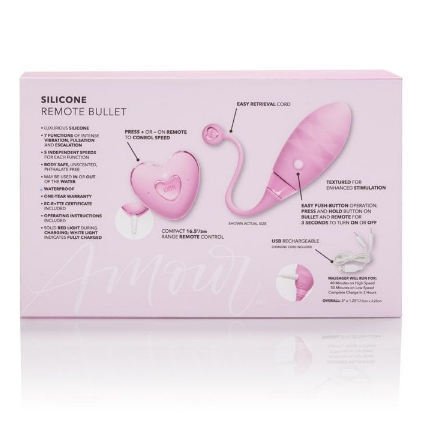 Elegant Remote-Controlled Bullet for Clitoral Stimulation