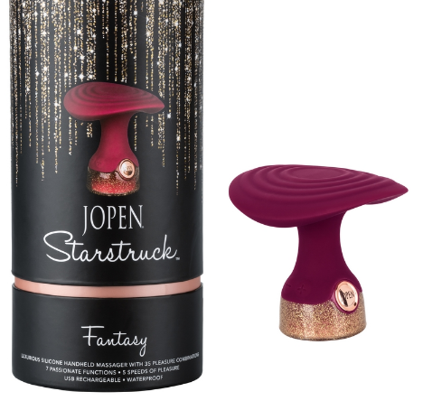 CalExotics Starstruck Fantasy – flexible glitter vibrator with ribbed head