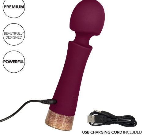 Stylish purple vibrator for clitoral or internal stimulation