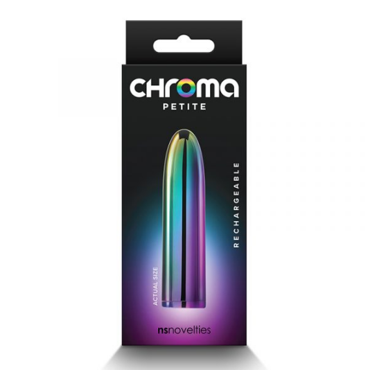 Chrome Petite Bullet – sleek silver mini vibrator