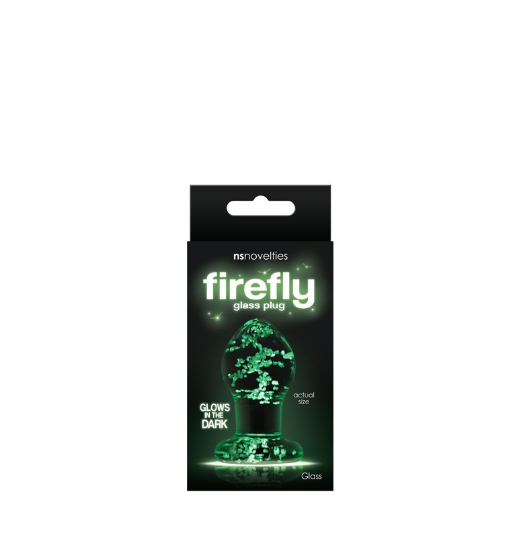 Firefly Glass Plug Small Clear