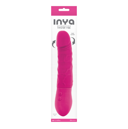 NS Novelties INYA Twister – rotating silicone vibrator with long shaft