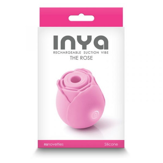 NS Novelties INYA The Rose – silicone rose-shaped air pulse stimulator