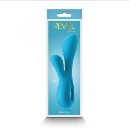 NS Novelties Revel Galaxy – dual motor rabbit vibrator in silicone finish
