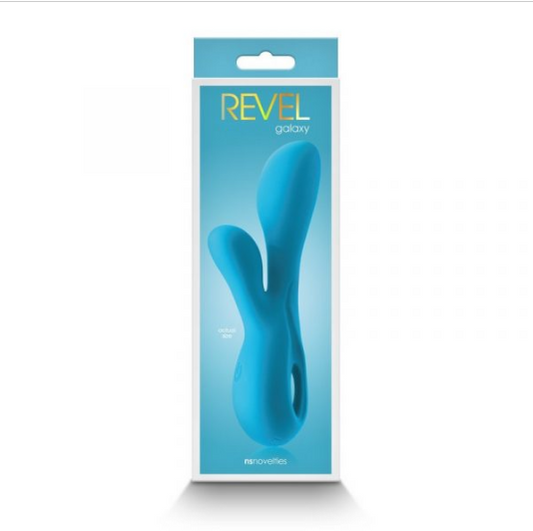 NS Novelties Revel Galaxy – dual motor rabbit vibrator in silicone finish