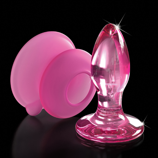Pipedream Icicles No. 90 Glass Plug with Elite Silicone Suction Base
