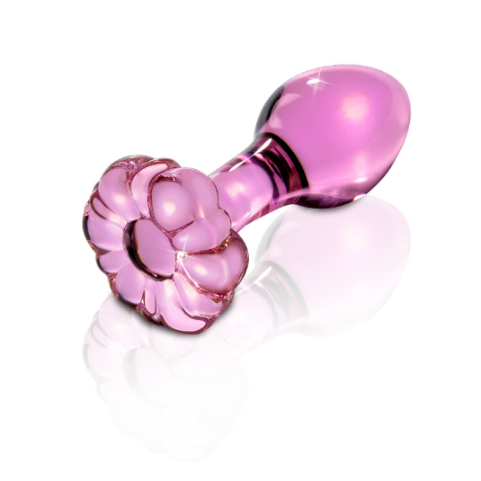 Pipedream Icicles No. 48 – Hand-Blown Glass Butt Plug with Tapered Tip and Flared Base