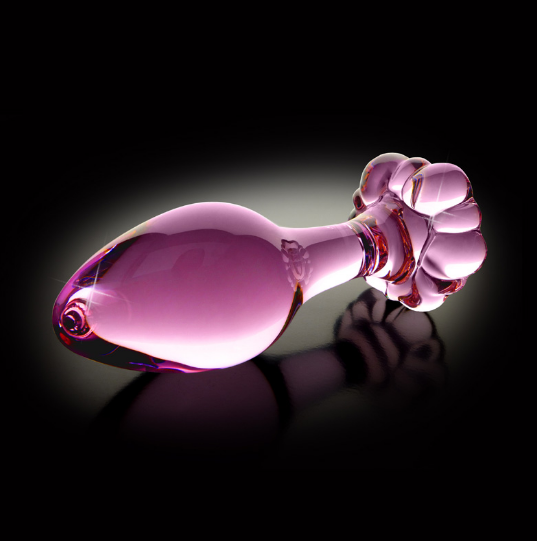 Pipedream Icicles No. 48 – Hand-Blown Glass Butt Plug with Tapered Tip and Flared Base