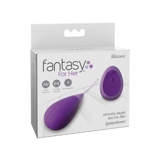 Fantasy For Her Remote Kegel Excite-Her – wearable remote-controlled G-spot kegel vibrator