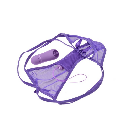 Fantasy For Her Petite Panty Thrill-Her – Remote-Controlled Clitoral Vibrator Panty Set