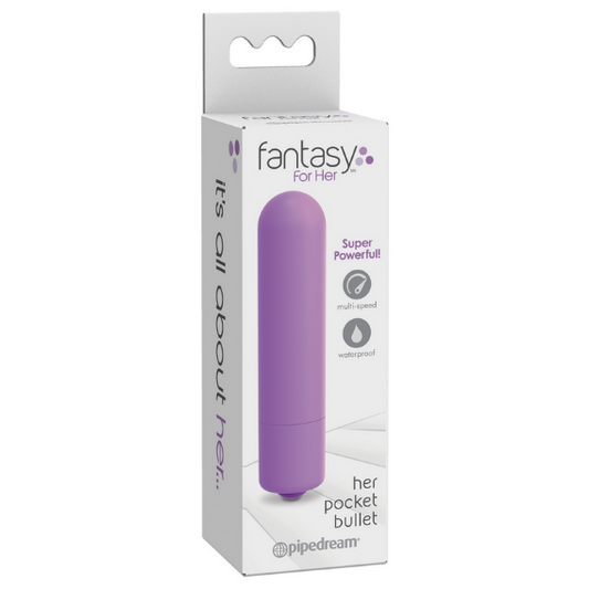 Fantasy For Her Pocket Bullet – Compact Discreet Clitoral Vibrator in Pink