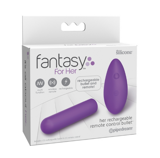 Pipedream Fantasy For Her – Her Rechargeable Remote Control Bullet