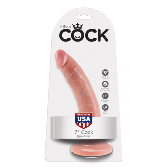 King Cock 7″ Cock Biege